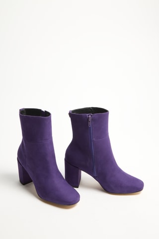 Bottines en cuir Rabea - Violet