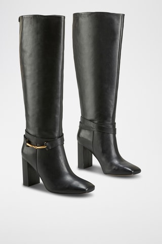 Bottes en cuir Raby - Noir