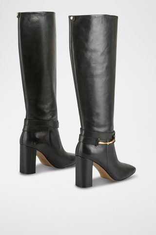 Bottes en cuir Raby - Noir