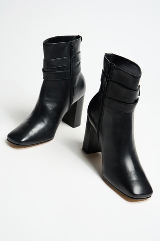 Bottines en cuir Raby - Noir