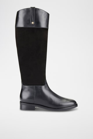Bottes en cuir Remia - Noir