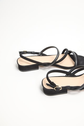 Sandales en nubuck Renatta - Noir