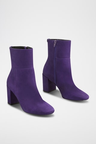 Bottines en cuir Rosas - Violet