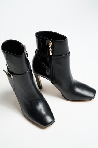 Bottines vernies en cuir Rosina - Noir