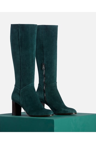 Bottes en cuir Sijoya - Vert foncé