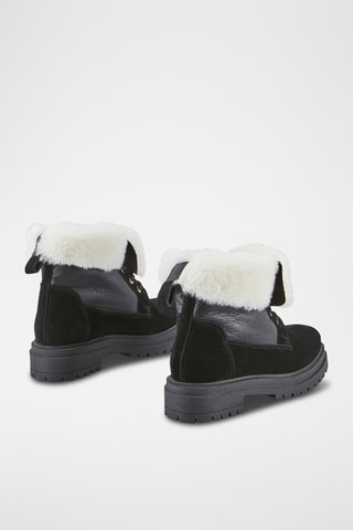 Bottines en nubuck Tehana - Noir