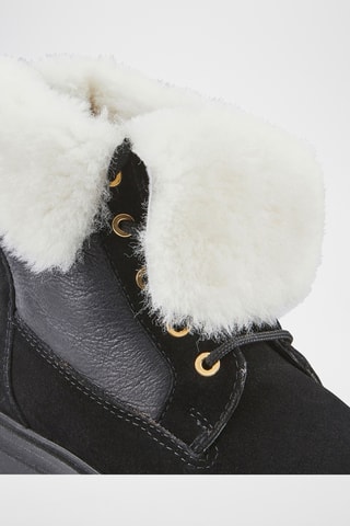 Bottines en nubuck Tehana - Noir