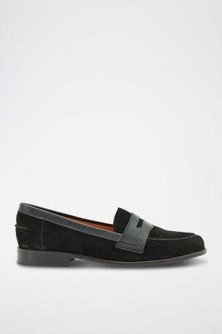 Mocassins en cuir Valala - Noir