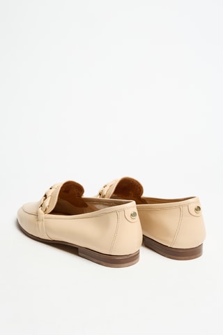 Mocassins en cuir Vanet - Nude