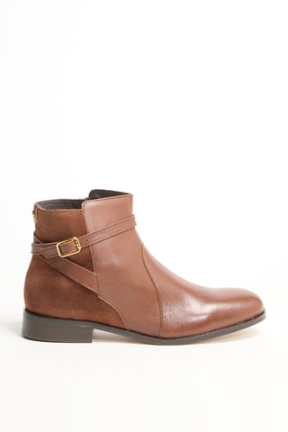 Bottines en cuir Varenne - Marron