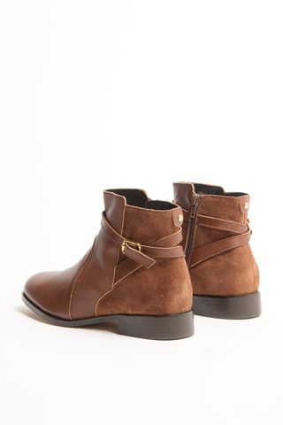 Bottines en cuir Varenne - Marron