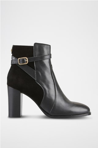 Bottines en cuir Vemille - Noir