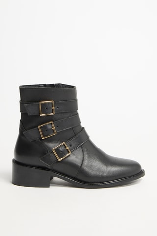 Bottines en cuir Vilna - Noir