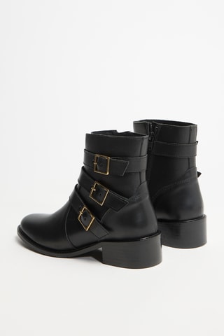 Bottines en cuir Vilna - Noir