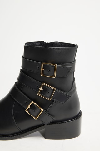 Bottines en cuir Vilna - Noir