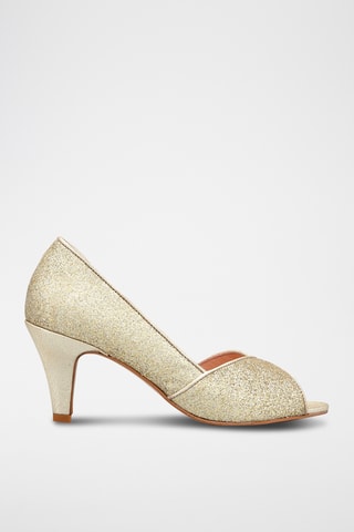 Leren Pumps - Goudkleurig