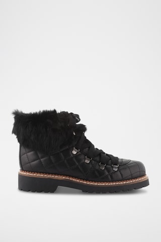 Bottines en cuir Xenya - Noir