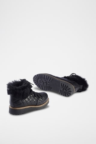 Bottines en cuir Xenya - Noir