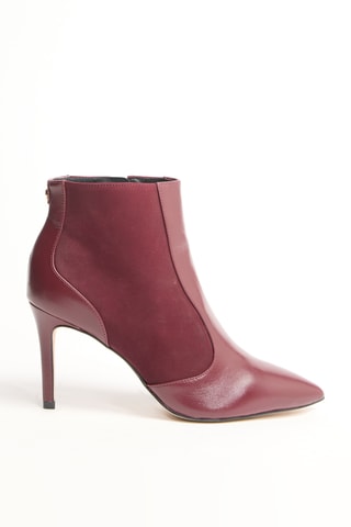 Bottines en cuir Zabelle - Bordeaux