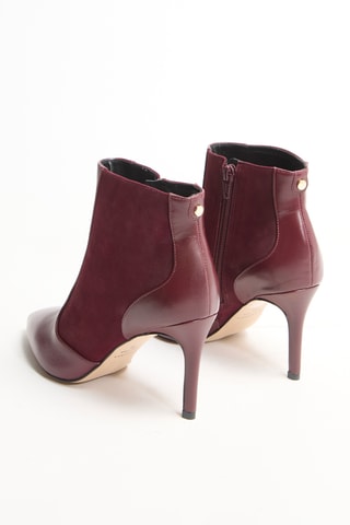 Bottines en cuir Zabelle - Bordeaux