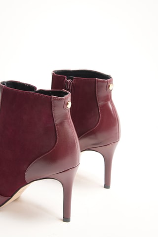 Bottines en cuir Zabelle - Bordeaux