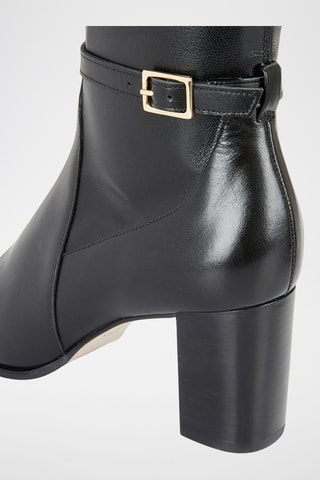 Bottes en cuir Zaffia - Noir
