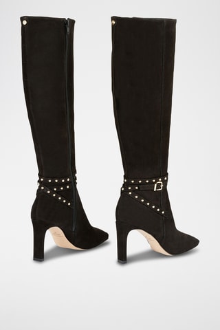Bottes en cuir Zomina - Noir