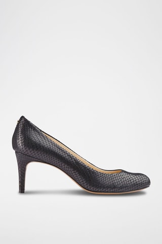 Escarpins en cuir de veau Nyna Noir