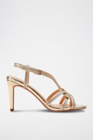 Sandalen met Hak Gloriana Goudkleurig