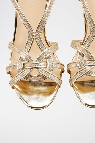 Sandalen met Hak Gloriana Goudkleurig