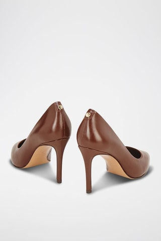 Escarpins en cuir Azoa Marrron