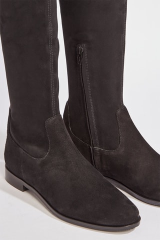 Cuissardes en cuir Kahlua - Noir