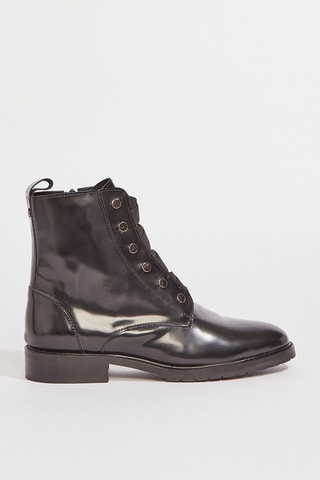 Bottines en cuir Vimie - Noir