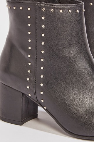 Bottines en cuir Wiley - Noir