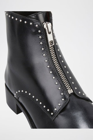 Bottines en cuir Erome - Noir