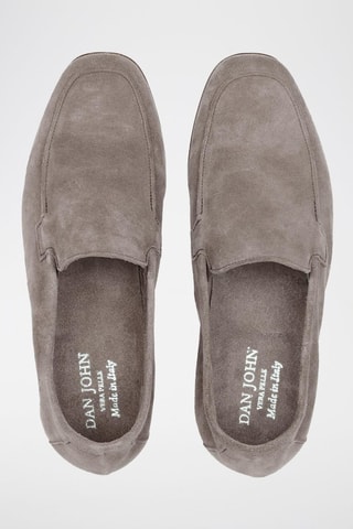 Mocassins en nubuck - Gris