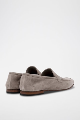 Mocassins en nubuck - Gris