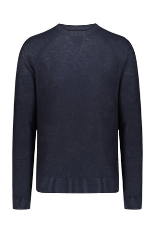 Pull en lin - Bleu