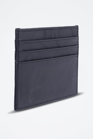 Porte-cartes en cuir - Noir