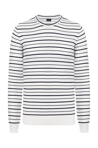 Pull - Blanc et bleu
