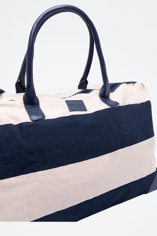Sac à main - Bleu et écru