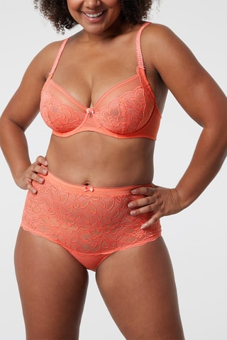 Culotte a vita alta Capri - Corallo - Bestform