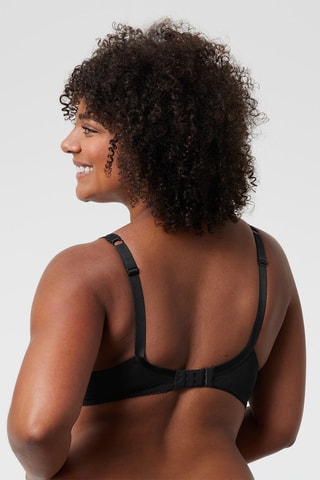 Reggiseno con ferretti Luccia Swing - Nero e fucsia - Bestform