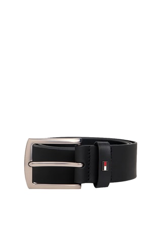 Leren Riem - Tommy Hilfiger - Zwart