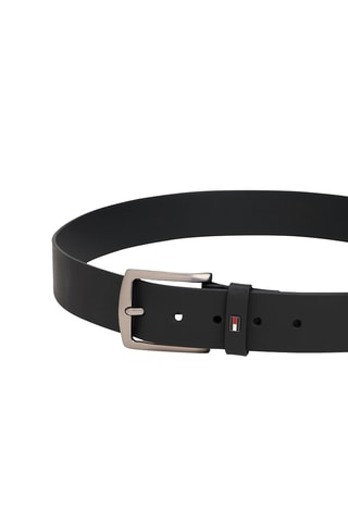 Leren Riem - Tommy Hilfiger - Zwart