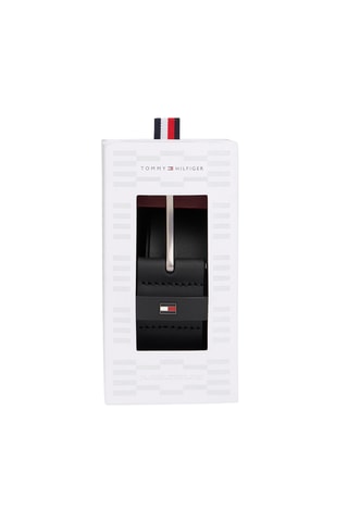 Leren Riem - Tommy Hilfiger - Zwart