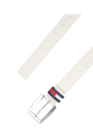 Leren Riem - Tommy Hilfiger - Ecru