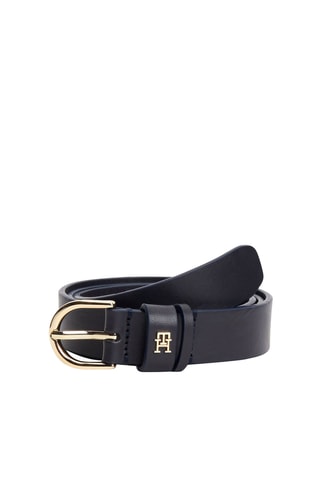 Leren Riem - Tommy Hilfiger - Blauw