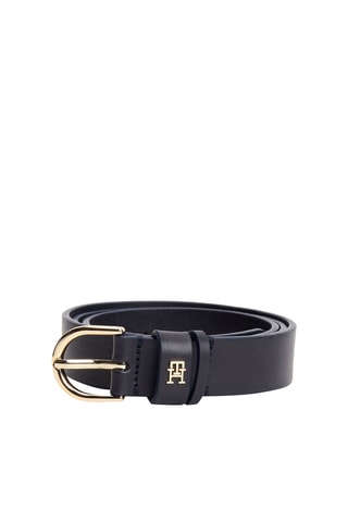 Leren Riem - Tommy Hilfiger - Blauw
