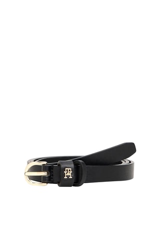 Leren Riem - Tommy Hilfiger - Zwart